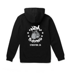 NEW - NDA - BLACK UNISEX PULL OVER HOODIE - PREMIUM